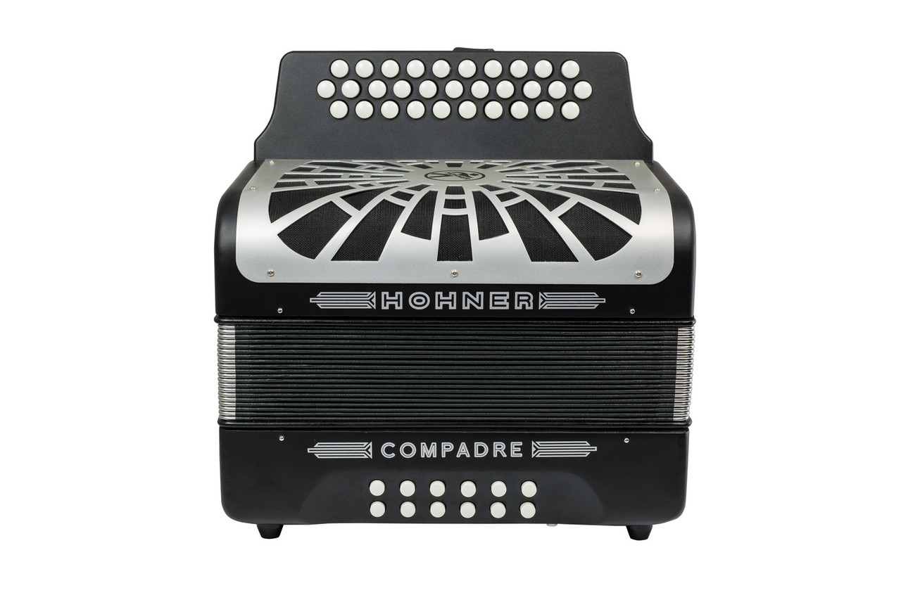 Hohner Compadre FBbEb Accordion - Black w/ Gig Bag (COFB-N) | Musician Madness