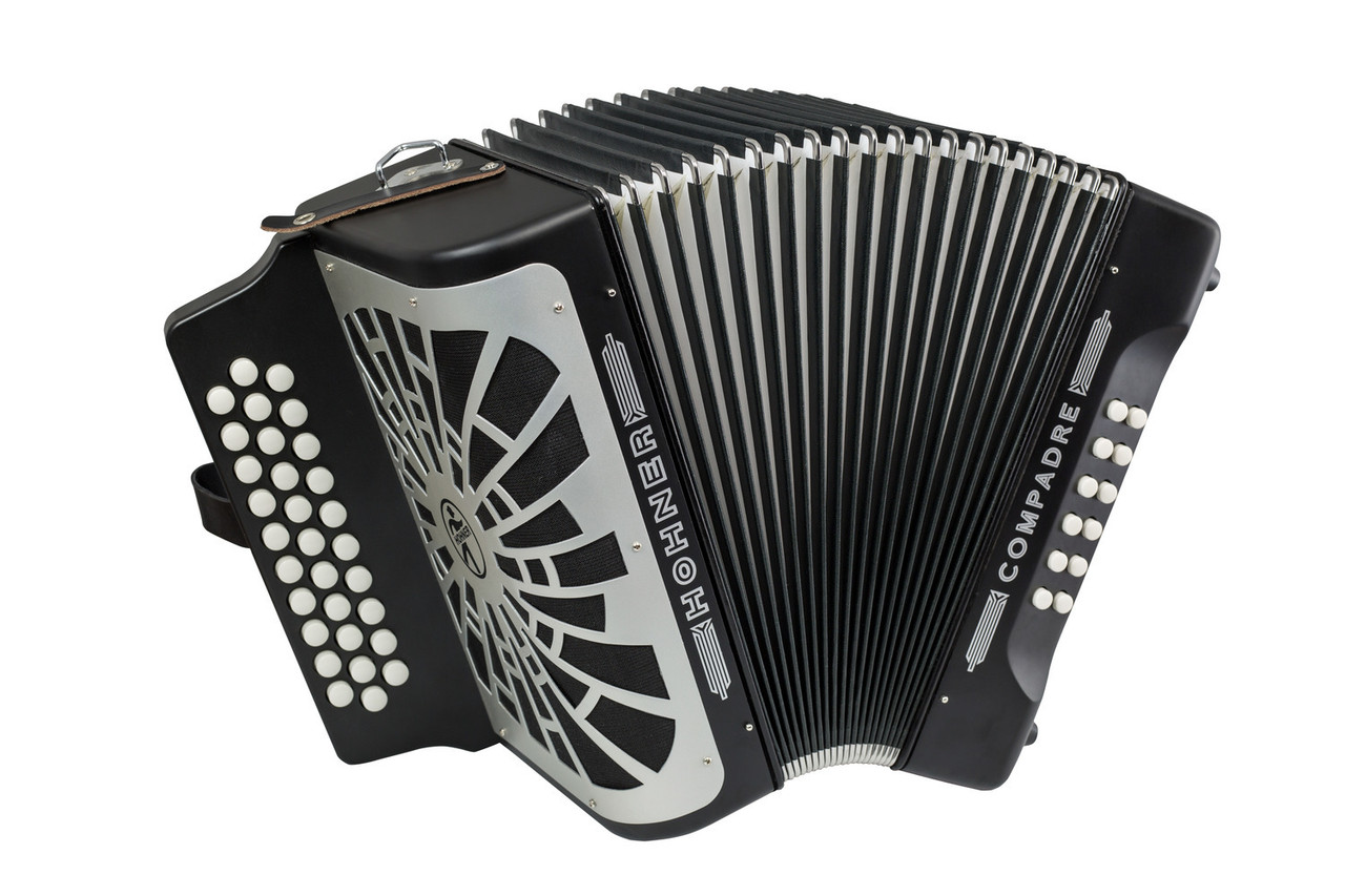 Hohner Compadre FBbEb Accordion - Black w/ Gig Bag (COFB-N)