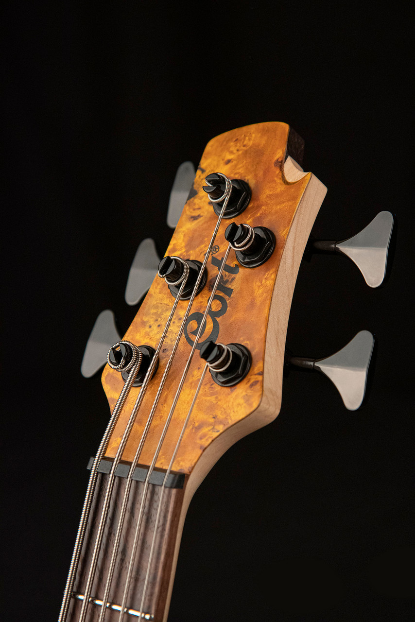 Cort Artisan Series A5 Plus SC Bass Guitar - Amber Open Pore | Musician Madness