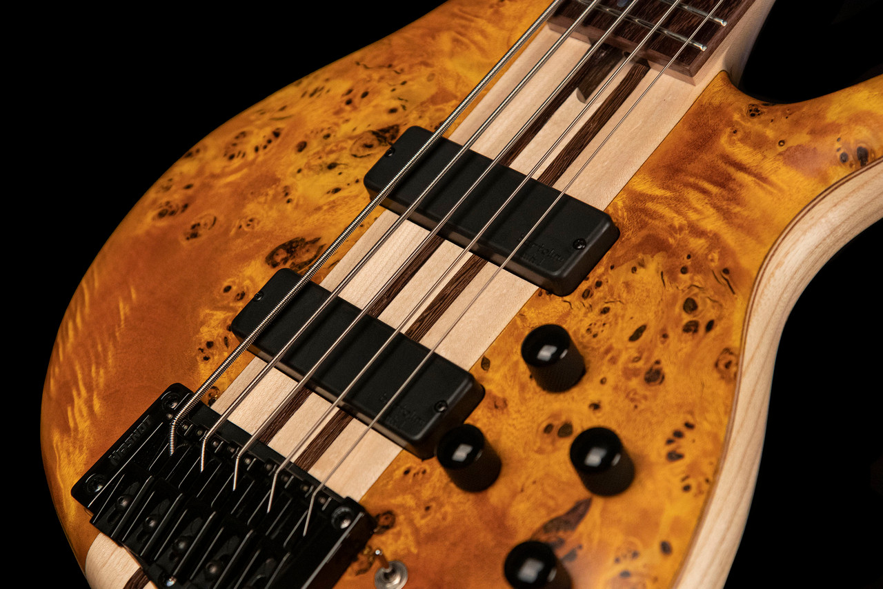 Cort Artisan Series A5 Plus SC Bass Guitar - Amber Open Pore | Musician Madness