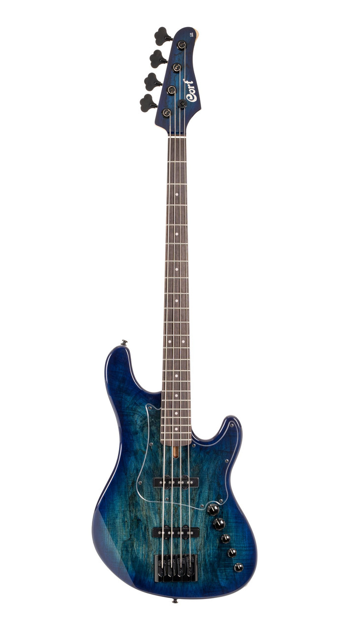Cort GB Series Fusion Bass Guitar - Blue Burst (GBFUSION4BB-U) | Musician Madness