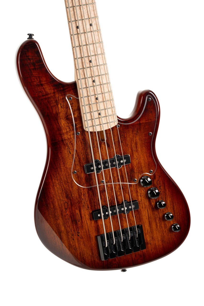 Cort GB Series Fusion 5 String Bass Guitar - Antique Brown Burst (GBFUSION5ABB-U) | Musician Madness