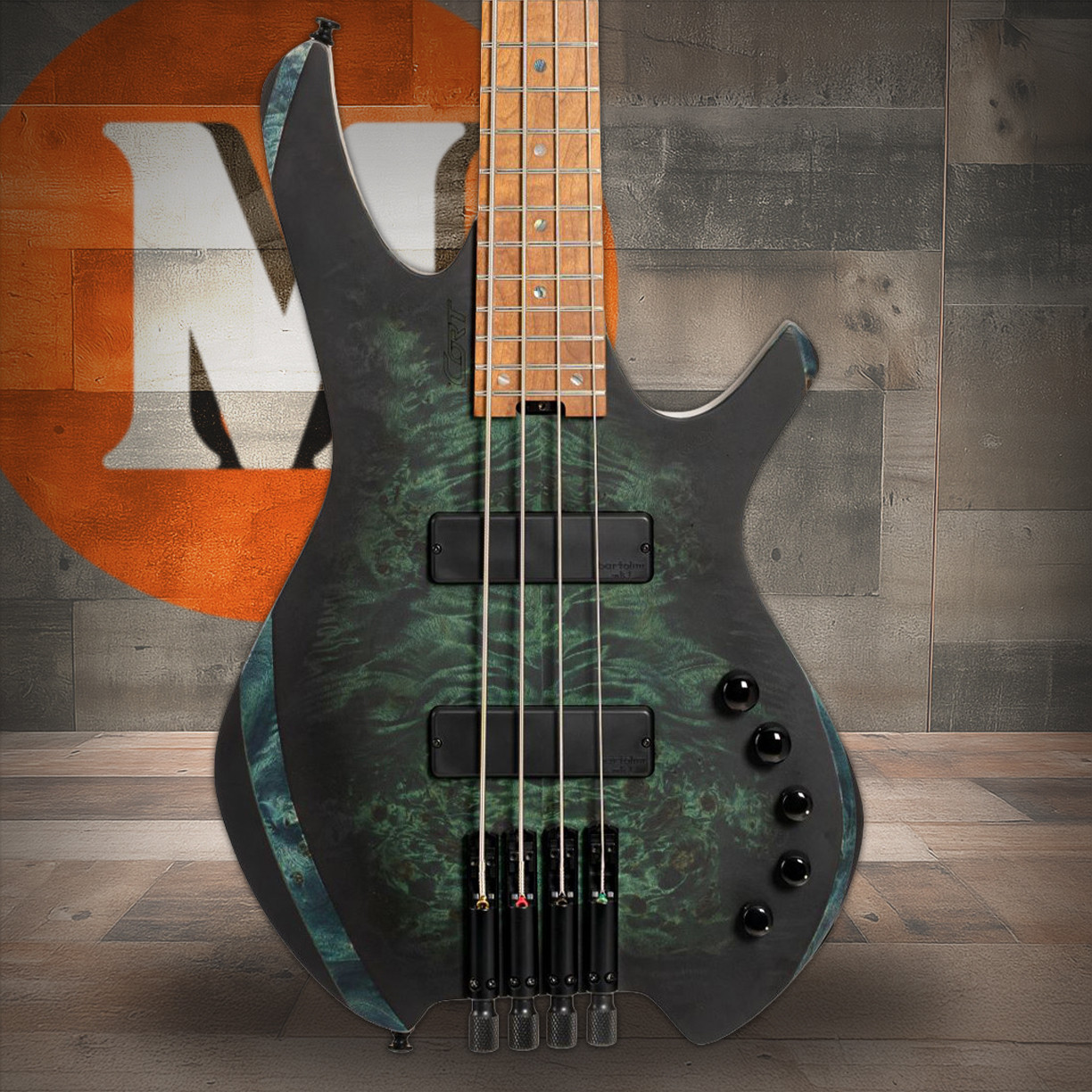 Cort Artisan Series Space 4 Bass Guitar - Star Dust Green | Musician Madness