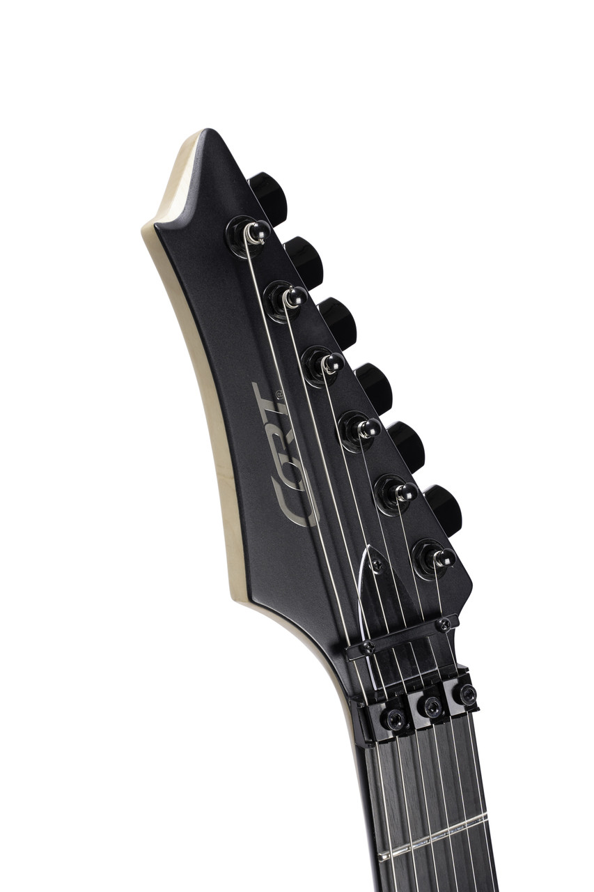 Cort X500MENACE Double Cutaway Electric Guitar â€“ Black Satin