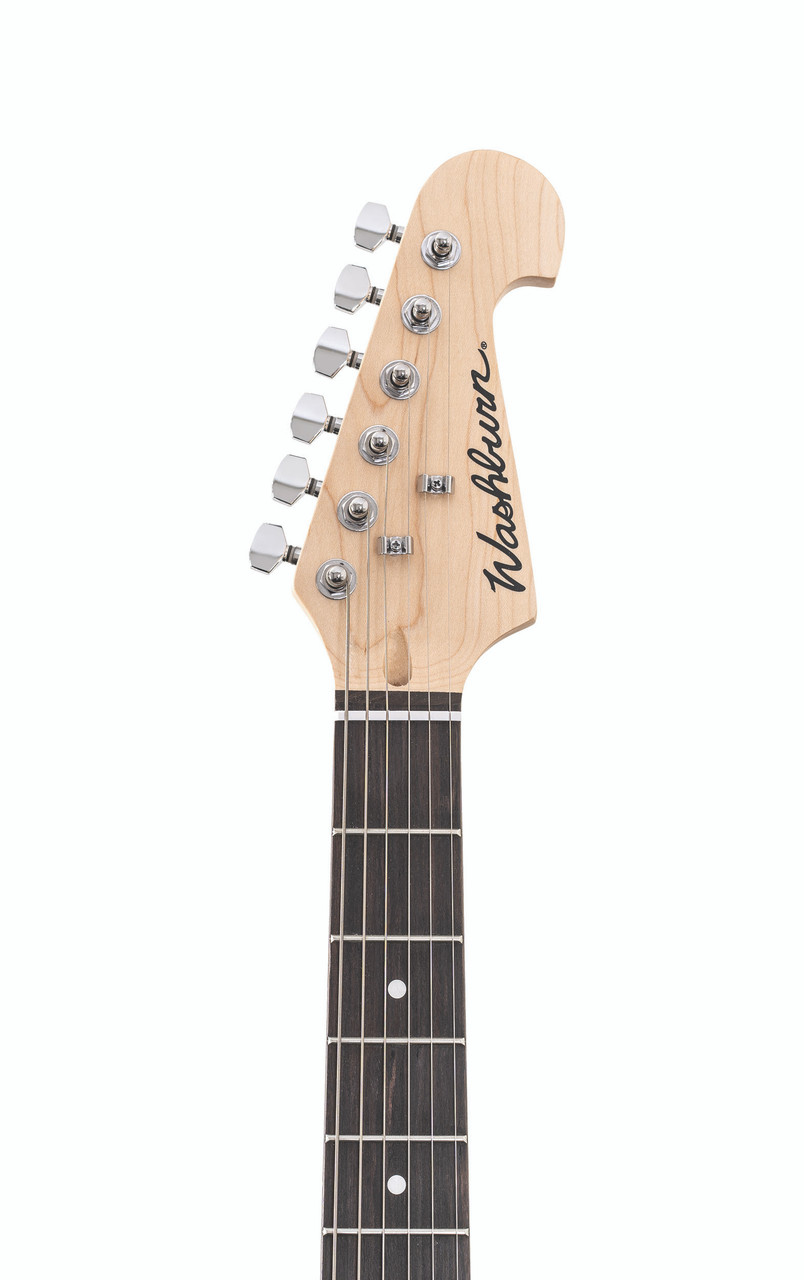 Washburn Sonamaster Deluxe Electric Guitar - Trans Trans Black (SDFTB-U) | Musician Madness