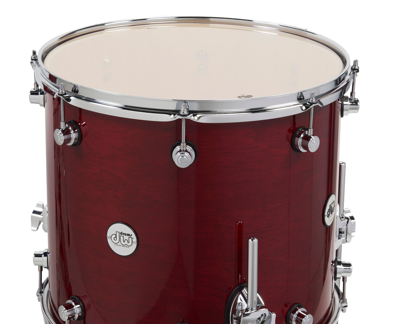 DW Design Series 4-Piece 22" Bass Drum Maple Shell Pack - Cherry Stain w/Chrome Hardware|Musician Madness
