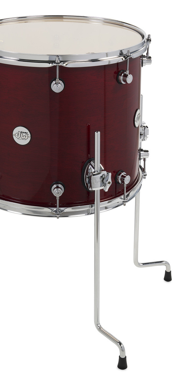 DW Design Series 4-Piece 22" Bass Drum Maple Shell Pack - Cherry Stain w/Chrome Hardware|Musician Madness
