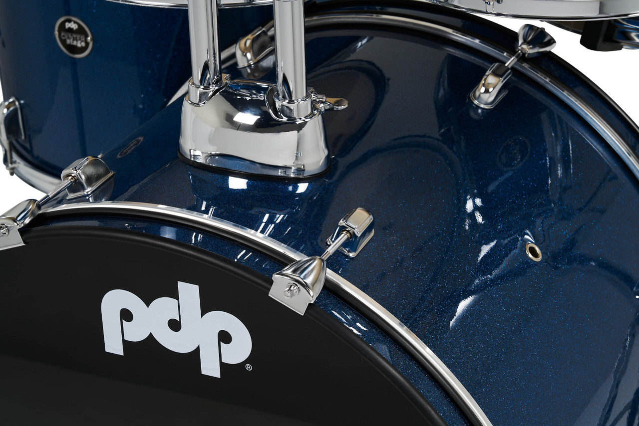 PDP Centerstage 5-Piece Drum Set w/ Hardware, Cymbals & Throne - Royal (PDCE2015KTRB) | Musician Madness