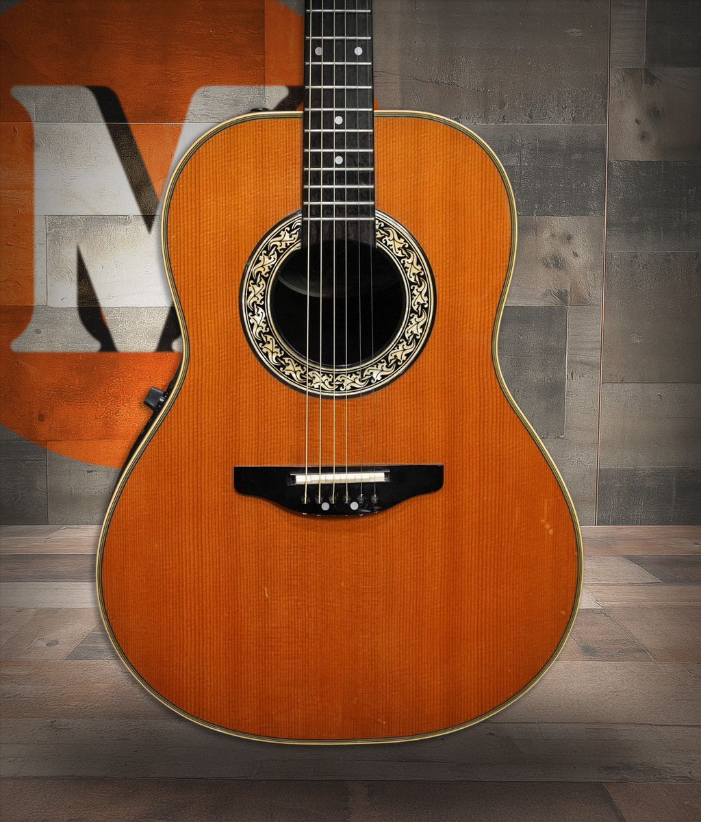 Ovation Pinnacle Vintage 3712 Acoustic Electric Guitar Made in Japan (Used)