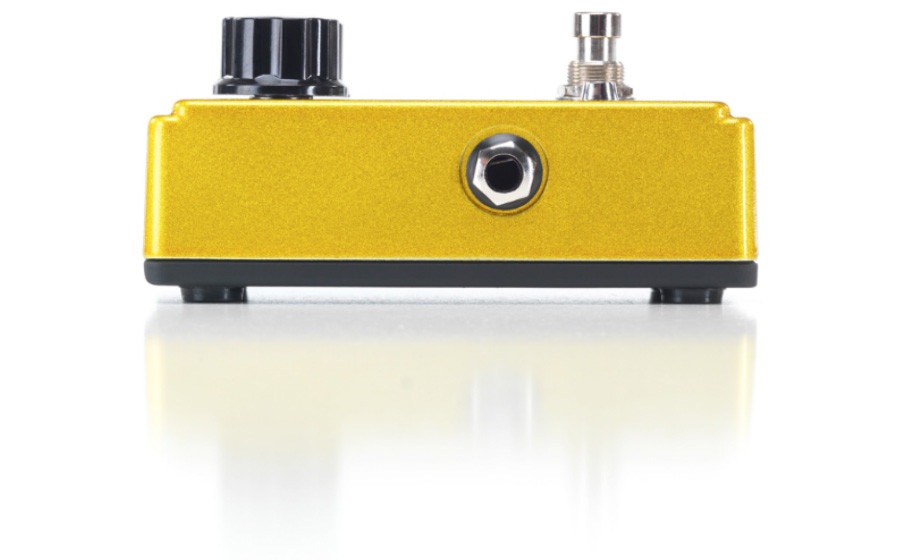 Digitech DOD250-13 Overdrive Preamp 250 pedal with classic yellow finish and dual control knobs for gain and level — ideal for boosting and shaping guitar tone.