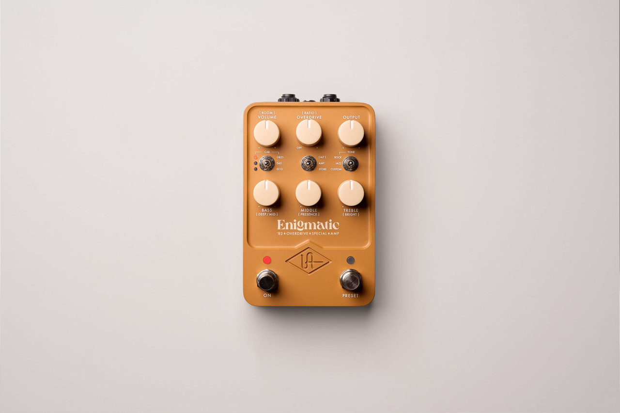 Universal Audio UA-ENIGMATIC Enigmatic '82 Overdrive Special Amplifier Emulation Pedal | Musician Madness