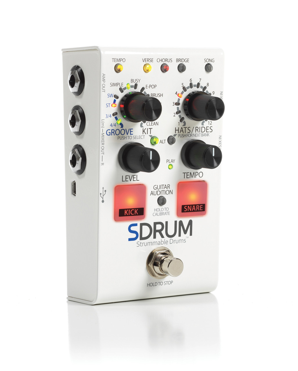 Digitech SDRUM Strummable Drum Pedal (SDRUM-U) | Musician Madness