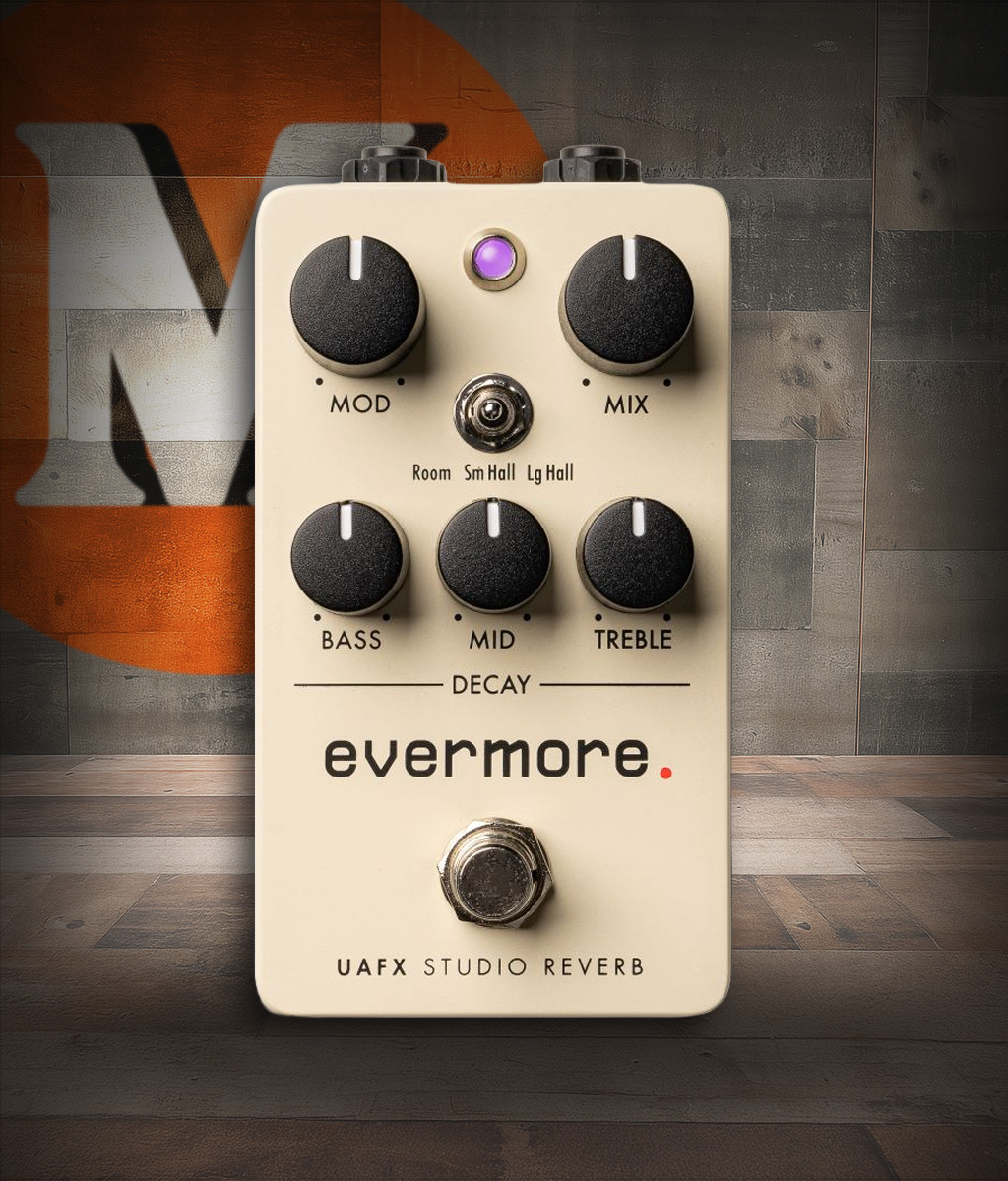 Universal Audio Evermore Studio Reverb Pedal (UA-EVERMORE-U) | Musician Madness