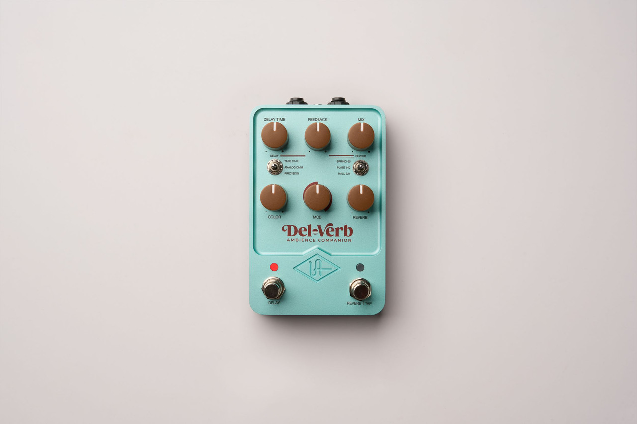 Universal Audio DEL-VERB Ambience Companion Reverb and Delay Pedal | Musician Madness