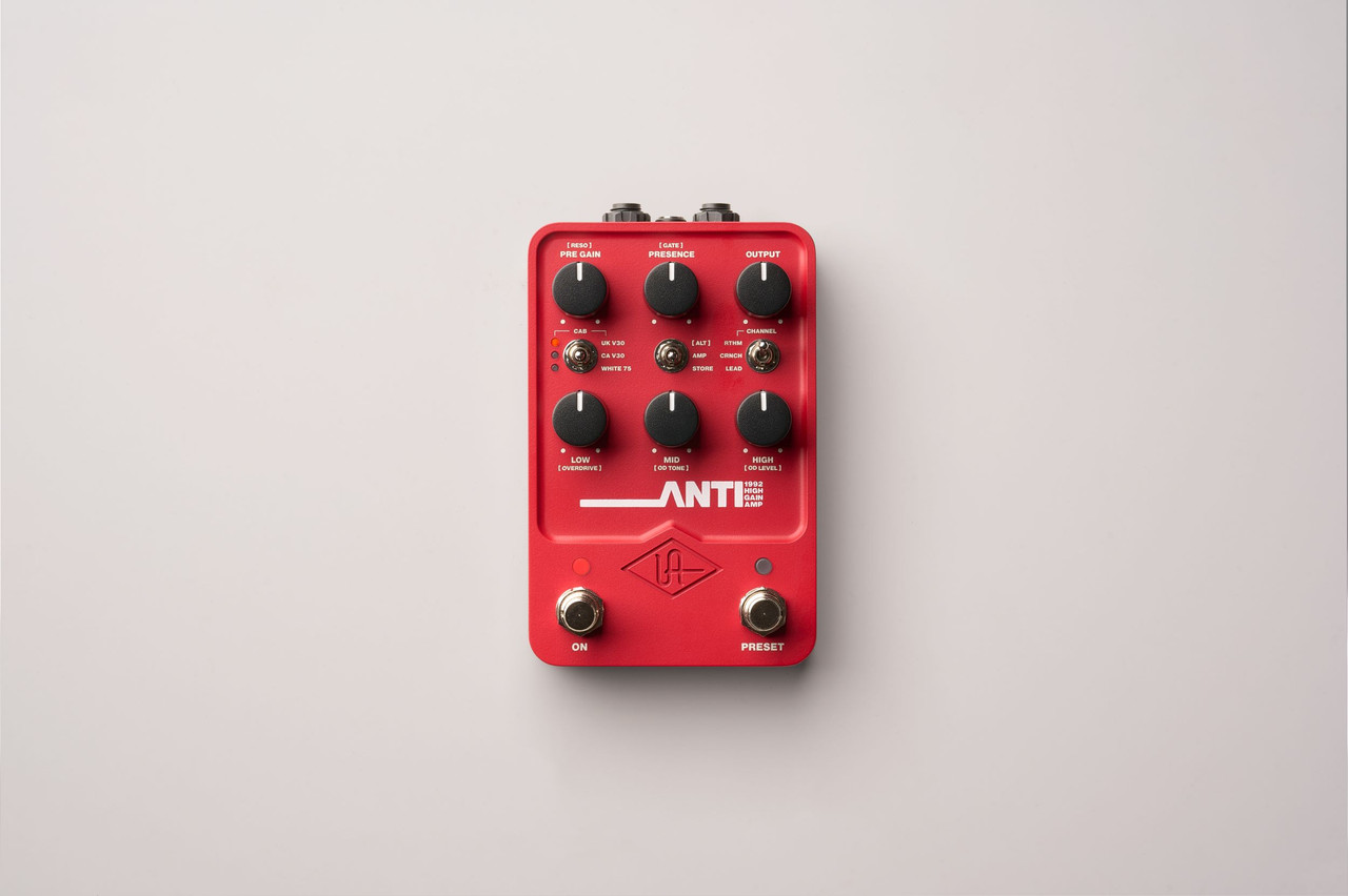 Universal Audio UA-ANTI 1992 High Gain Amp Emulator Pedal (UA-ANTI-U) | Musician Madness