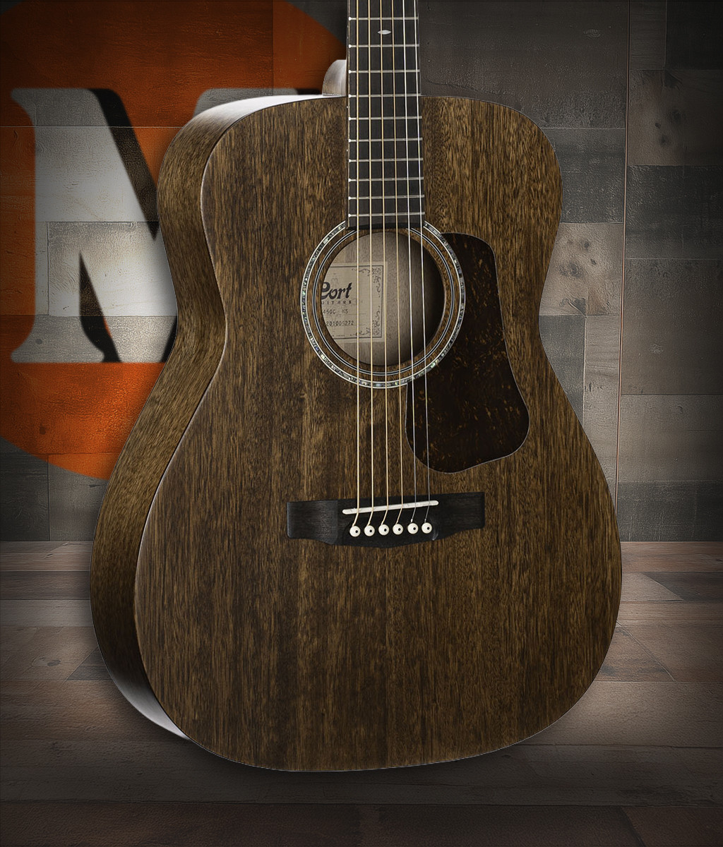 Cort Luce Series Acoustic Guitar - Natural Satin Mahogany (L450CNS) | Musician Madness