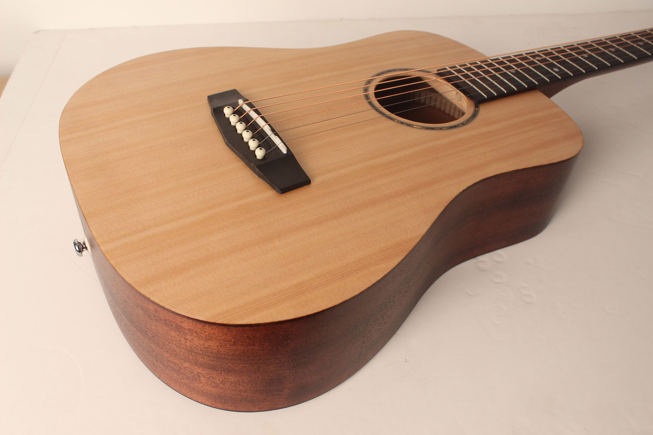 Cort ADMINIOP Standard Series Acoustic Dreadnought 3/4 Size Guitar featuring a spruce top, mahogany body, and open pore finish for light, resonant tone and easy handling.