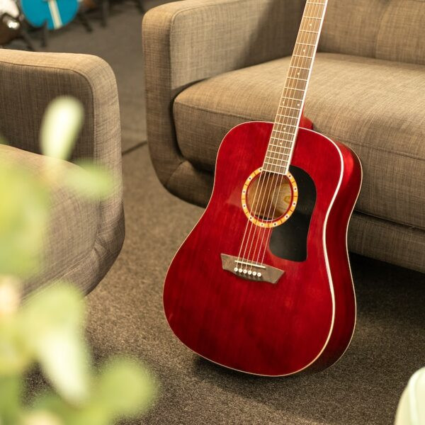 Washburn WD100DL Dreadnought Mahogany Acoustic Guitar w/ Gigbag (WD100DLTWRK-A-U)