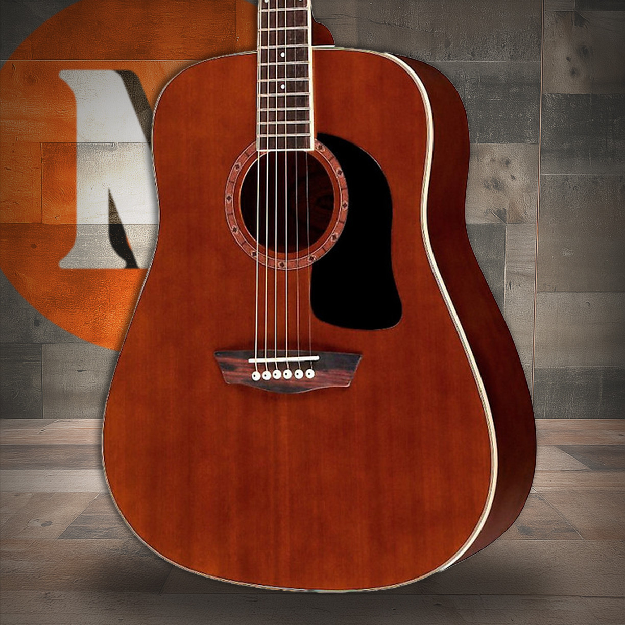 Washburn WD100DLTWRK-U Dreadnought Acoustic Guitar | Musician Madness