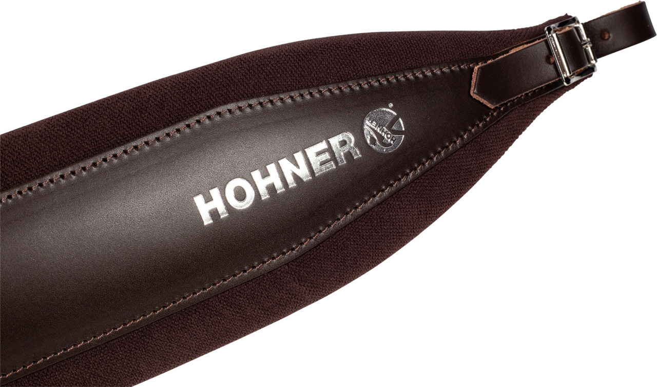 Hohner ACC19-BRN/BRN XL Leather Accordion Straps | Musician Madness