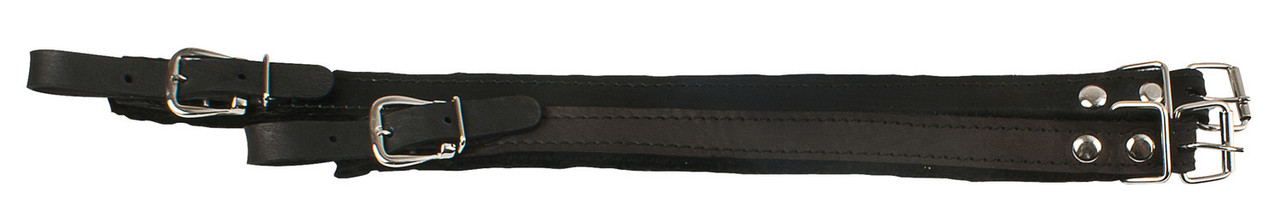 Hohner ACC4-BLK Black Leather Accordion Straps featuring premium leather construction, adjustable length, and reinforced stitching for lasting comfort and reliable support.