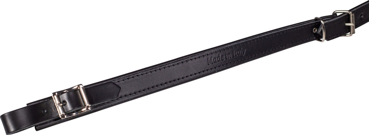 Hohner 44 In. x 3.5 In. All Leather Deluxe Accordion Straps X-Large w/Back Strap - Black (ACC23-XL-BLK-DX) | Musician Madness