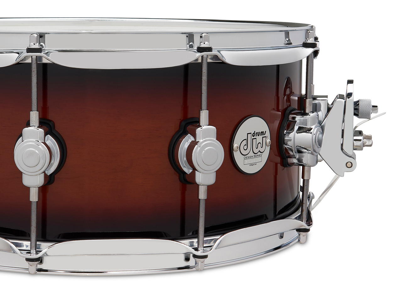 DW Design Series 6x14 Snare Drum - Tobacco Burst (DDLG0614SSTB) | Musician Madness