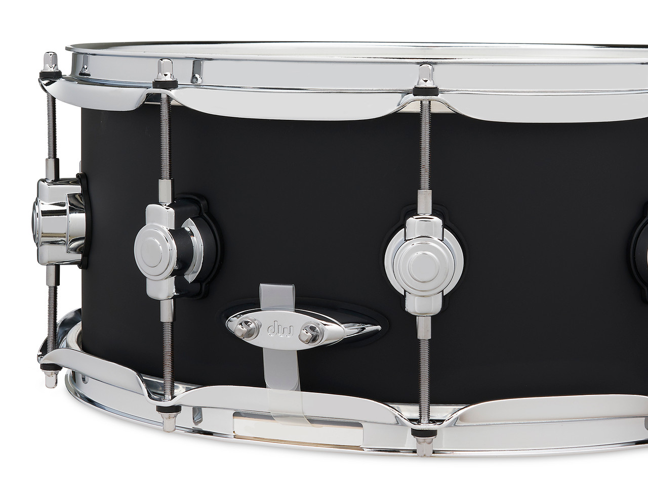 DW Design Series Snare Drum, 6x14 - Black Stain (DDLM0614SSBL) | Musician Madness