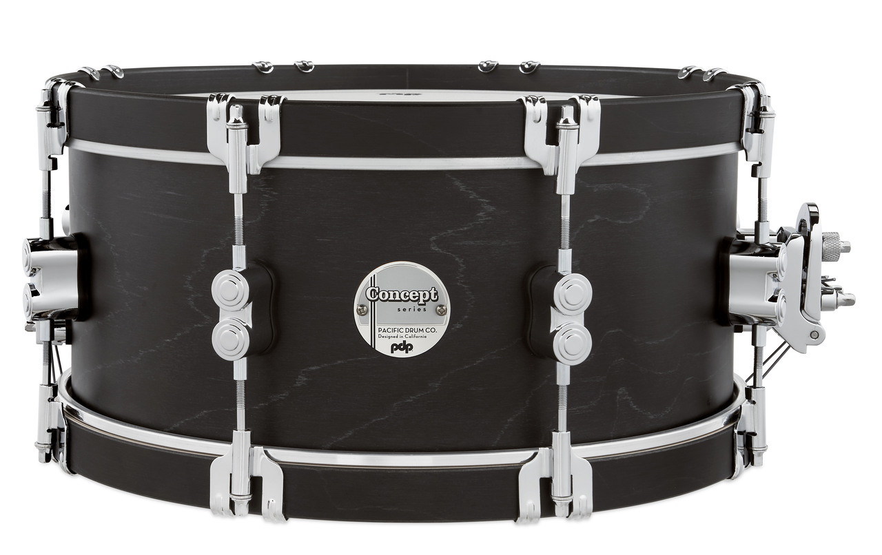 PDP Concept Classic 6.5x14 Ebony Stain Snare with Ebony Stain Wood Hoops (PDCC6514SSEE) | Musician Madness