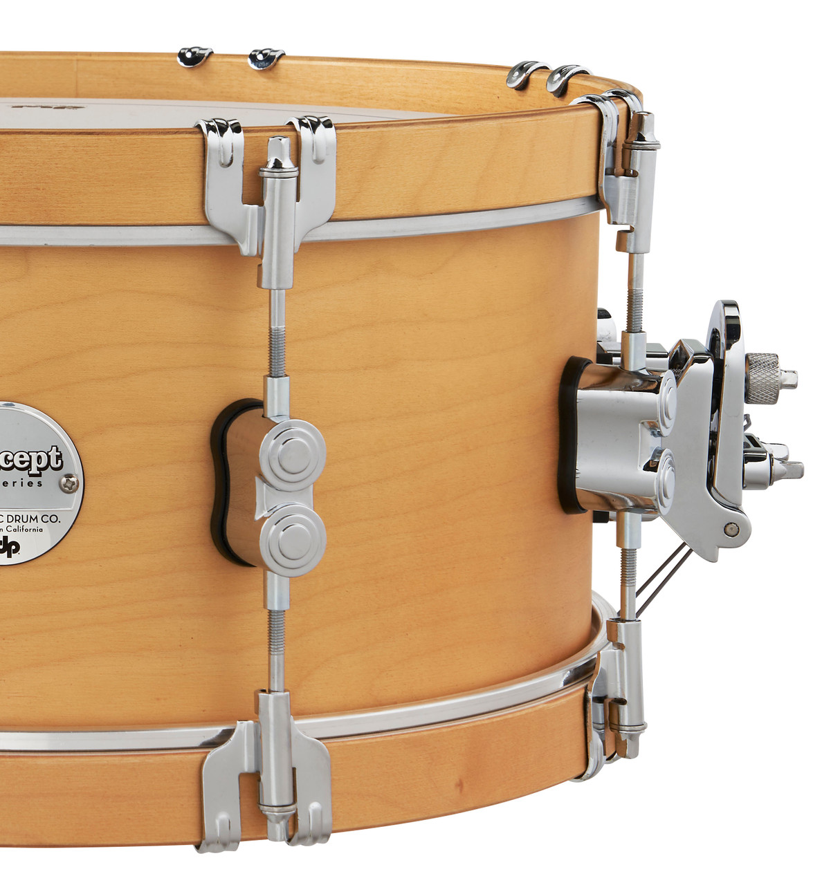 PDP Concept Classic 6.5x14 Natural Stain Snare with Natural Stain Wood Hoops (PDCC6514SSNN) | Musician Madness