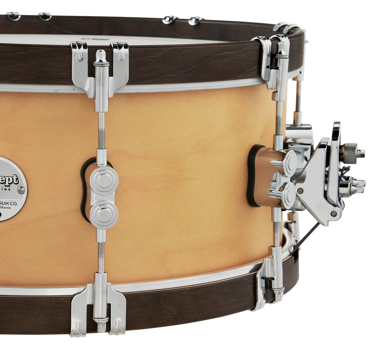 PDP Concept Classic 6.5x14 Natural Stain Snare with Walnut Stain Wood (PDCC6514SSNW) | Musician Madness