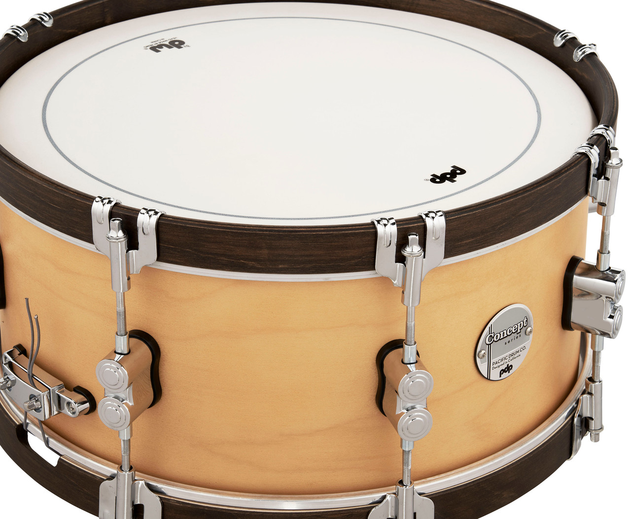 PDP Concept Classic 6.5x14 Natural Stain Snare with Walnut Stain Wood (PDCC6514SSNW) | Musician Madness