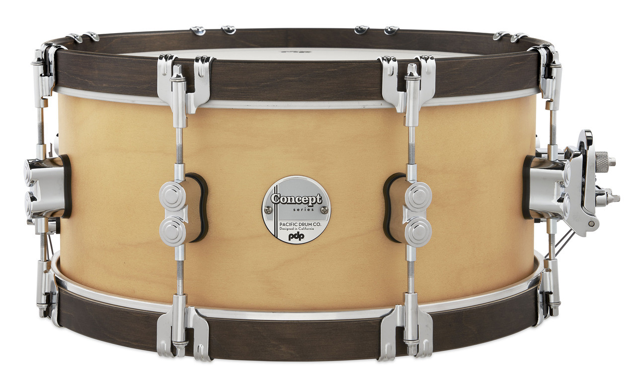 PDP Concept Classic 6.5x14 Natural Stain Snare with Walnut Stain Wood (PDCC6514SSNW) | Musician Madness