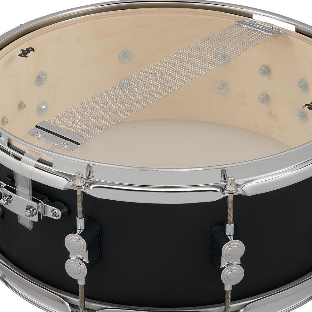 PDP Concept Maple 5.5x14 Satin Black FinishPly Snare (PDCM5514SSBK) | Musician Madness