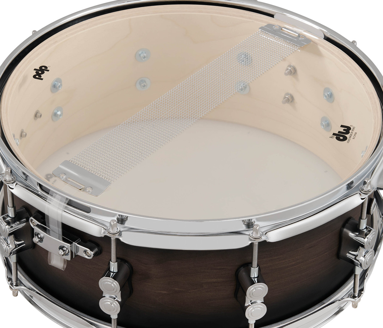 PDP Concept Maple 5.5x14 Satin Charcoal Burst Lacquer Snare (PDCM5514SSSCB) | Musician Madness