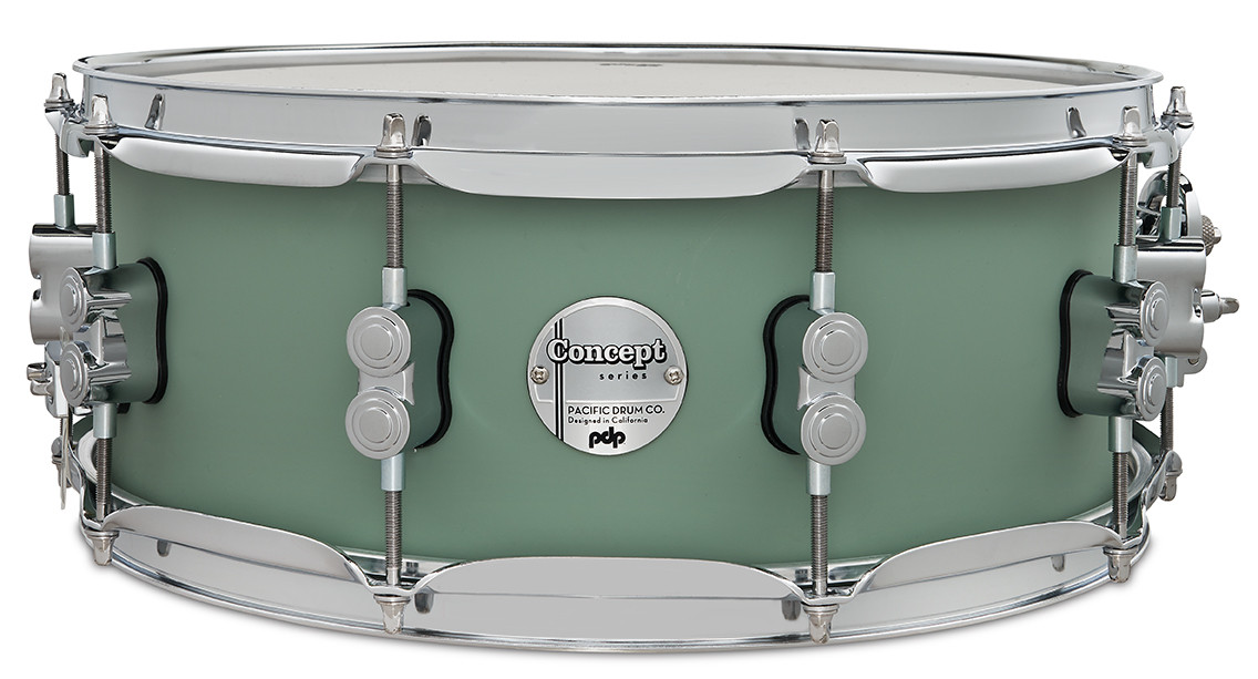PDP Concept Maple 5.5x14 Satin Seafoam FinishPly Snare (PDCM5514SSSF) | Musician Madness