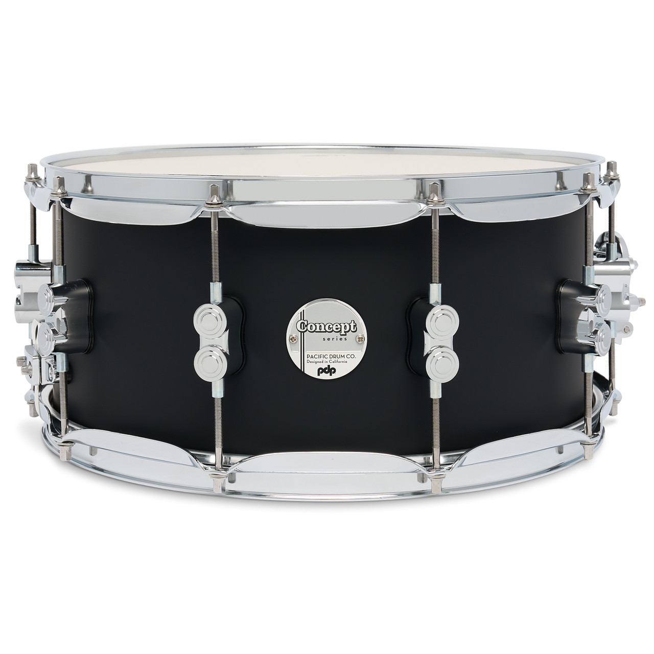 PDP Concept Maple 6.5x14 Satin Black FinishPly Snare (PDCM6514SSBK) | Musician Madness