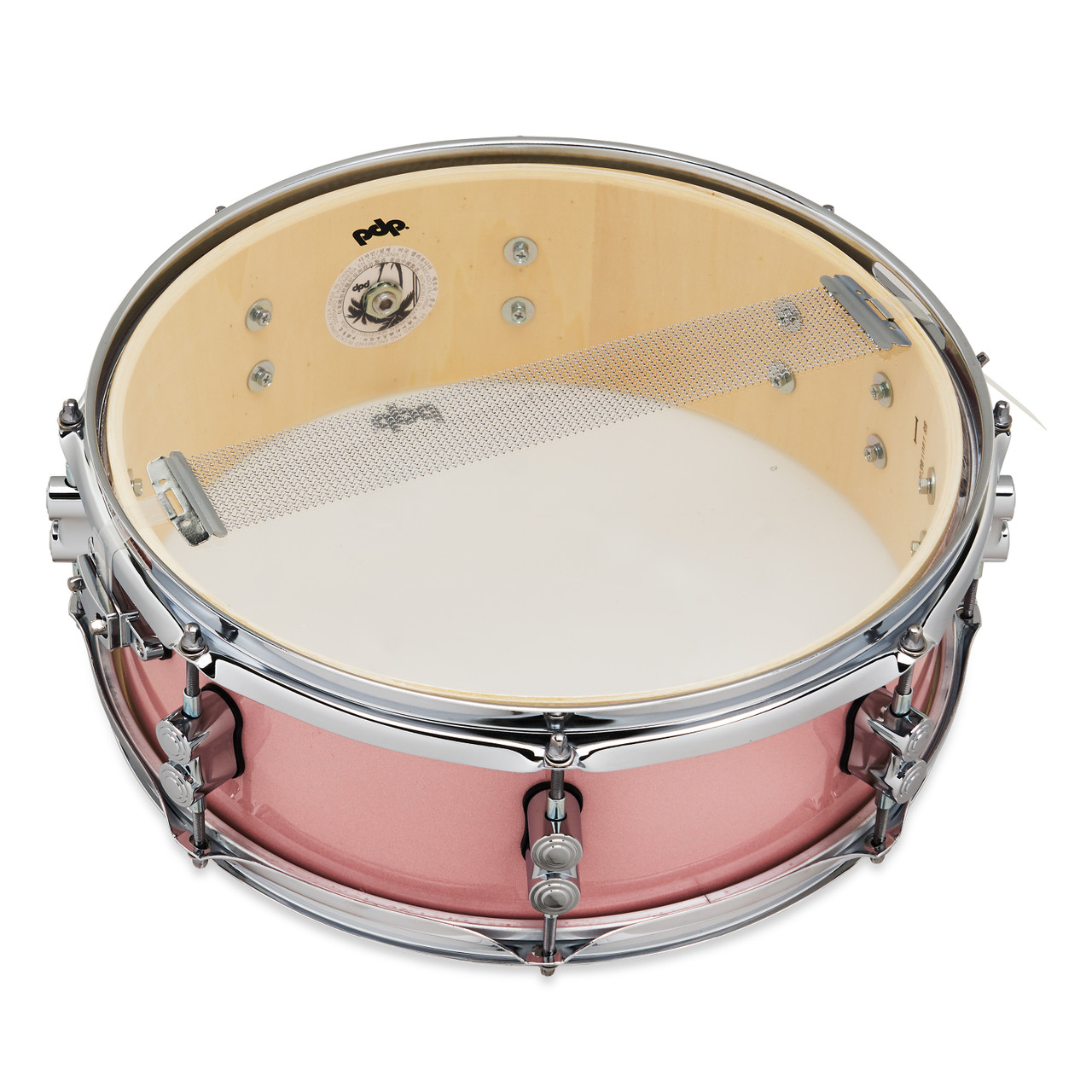 PDP New Yorker 5x14 Snare Pale Rose Sparkle FinishPly (PDNY0514SSPR) | Musician Madness