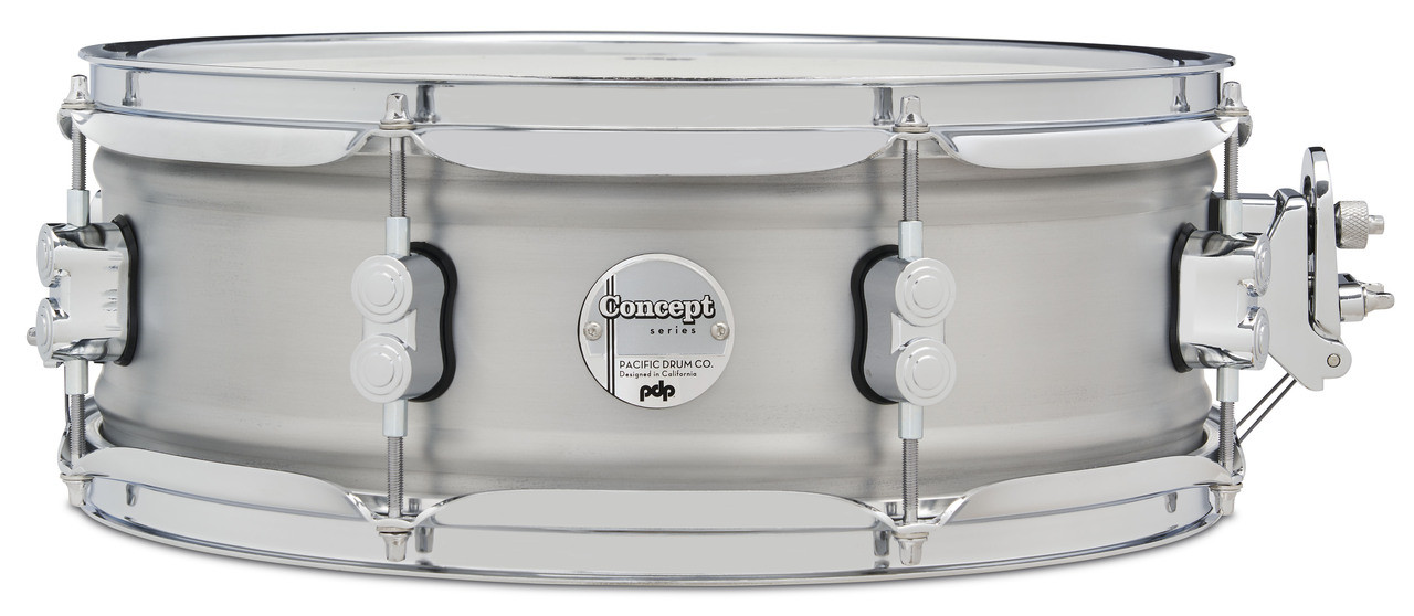 PDP Concept Series 5x14 1.2mm Natural Satin Brushed Aluminum (PDSN0514NBAC) | Musician Madness