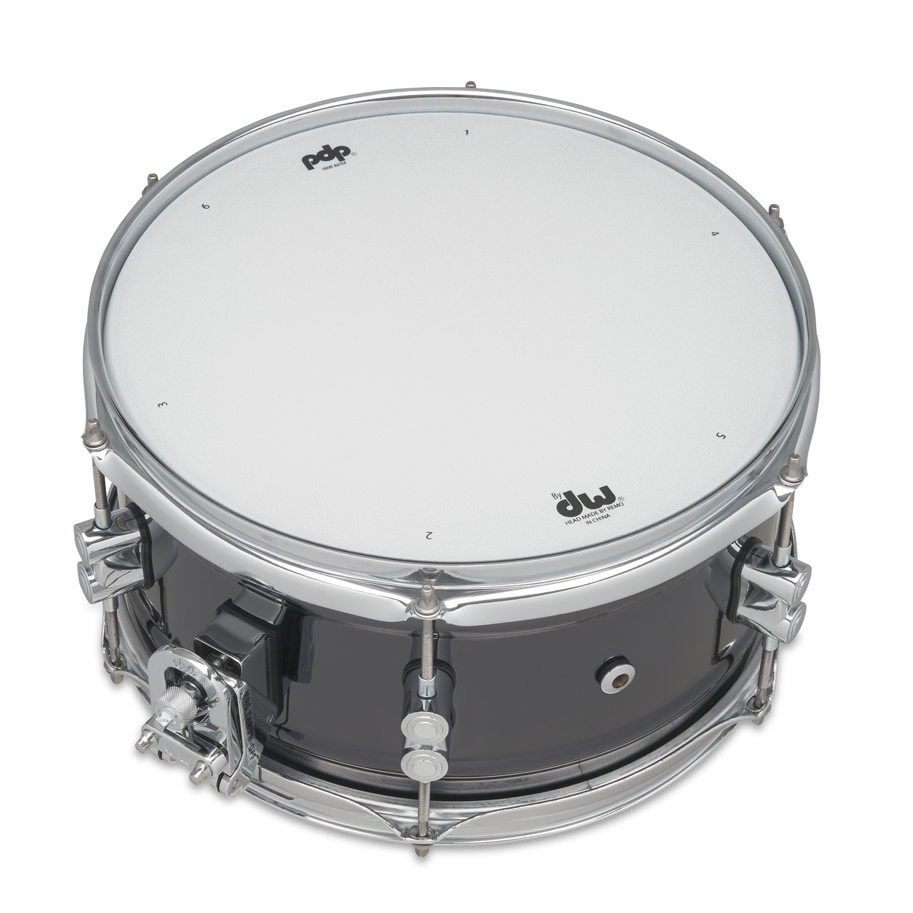 PDP Concept Series Metal Snare, 6x12, Black Nickel Over Steel (PDSN0612BNCR) | Musician Madness