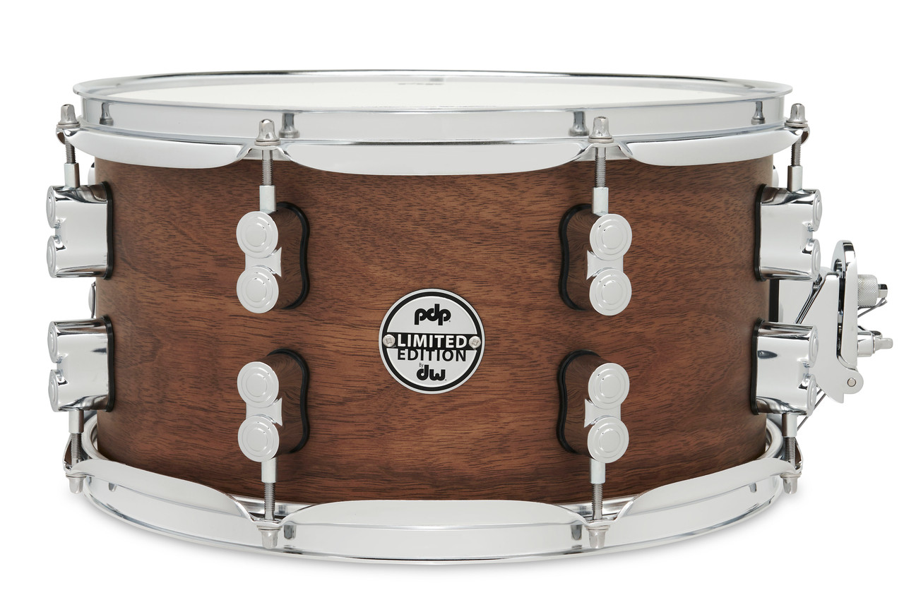 PDP LTD Maple/Walnut Snare, Natural Satin, 7x13 (PDSN0713MWNS) | Musician Madness