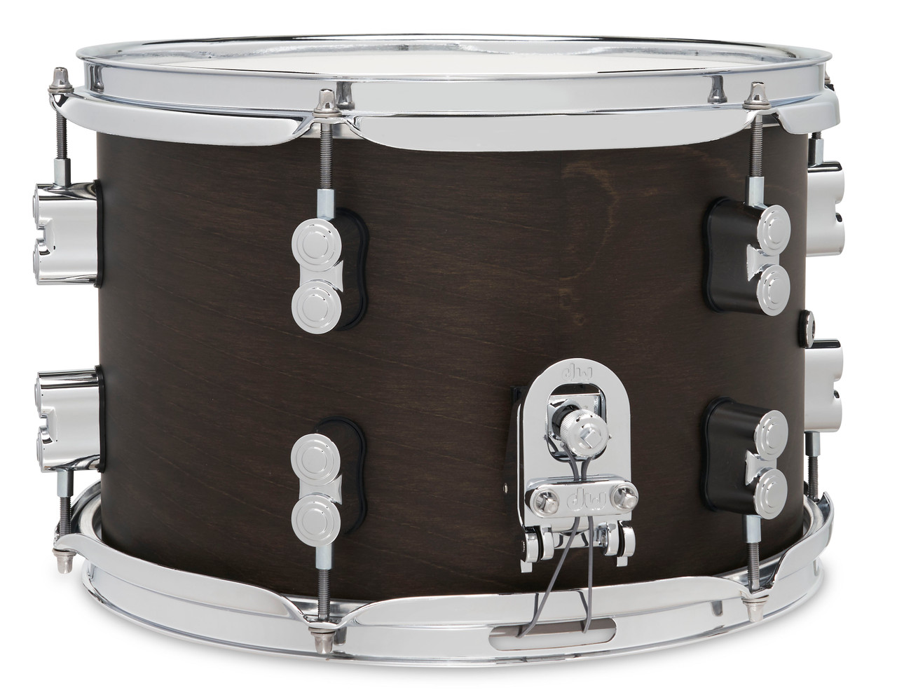 PDP Concept Maple 8x12 Dry Snare Satin Walnut Stain with Chrome Hardware (PDSN0812DMDW) | Musician Madness