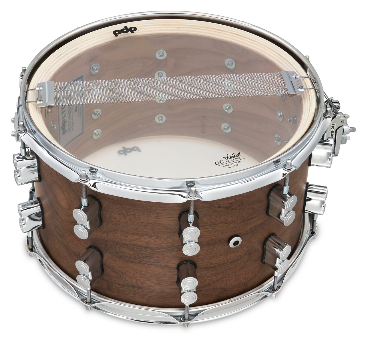 PDP LTD Maple/Walnut Snare, Natural Satin, 8x14 (PDSN0814MWNS) | Musician Madness