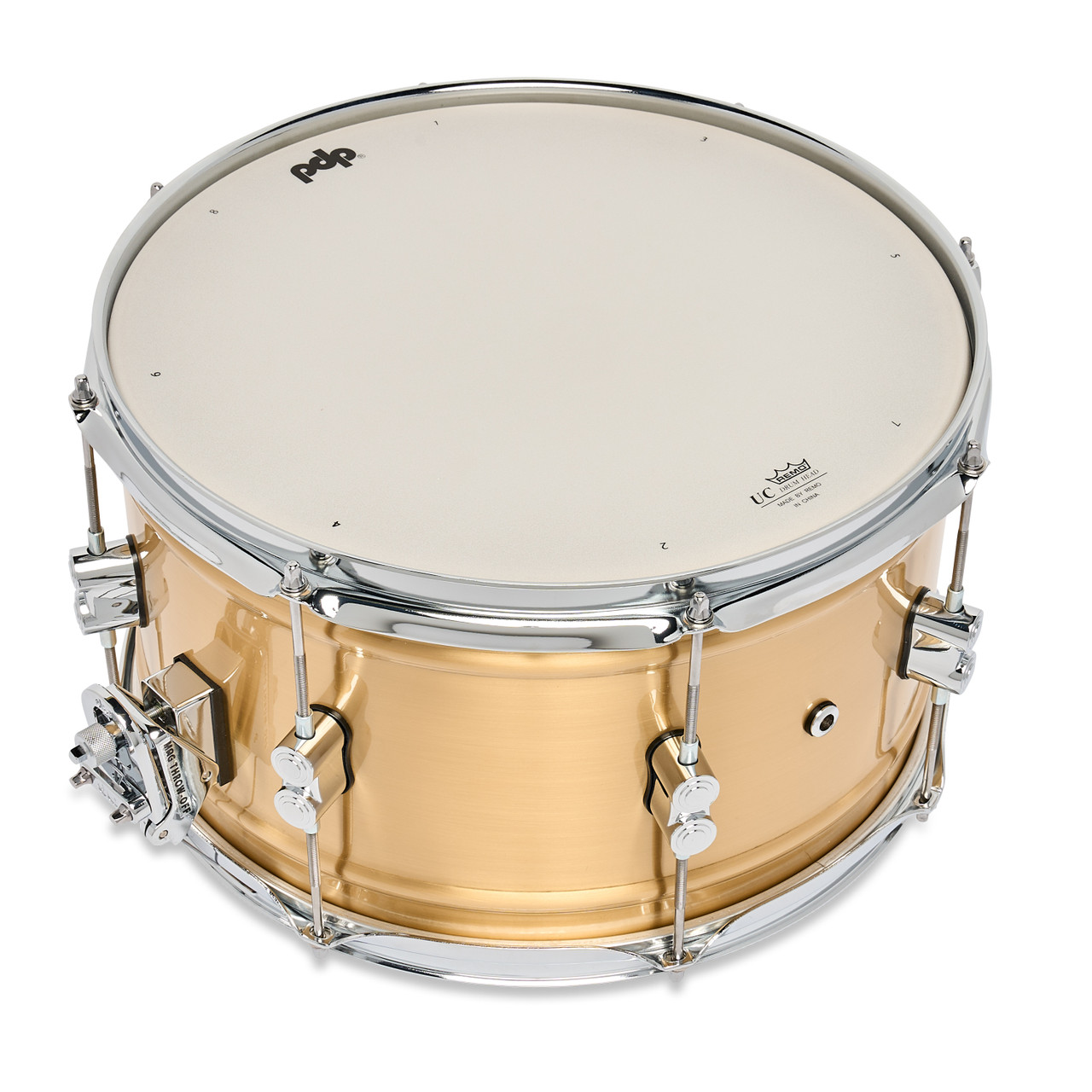 PDP Concept Series 8x14 1.2mm Natural Satin Brushed Brass (PDSN0814NBBC) | Musician Madness