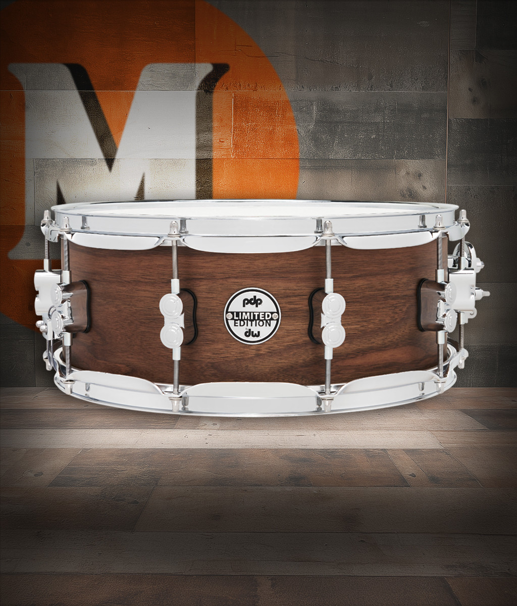 PDP LTD Maple/Walnut Snare, Natural Satin, 5.5x14 (PDSN5514MWNS) | Musician Madness