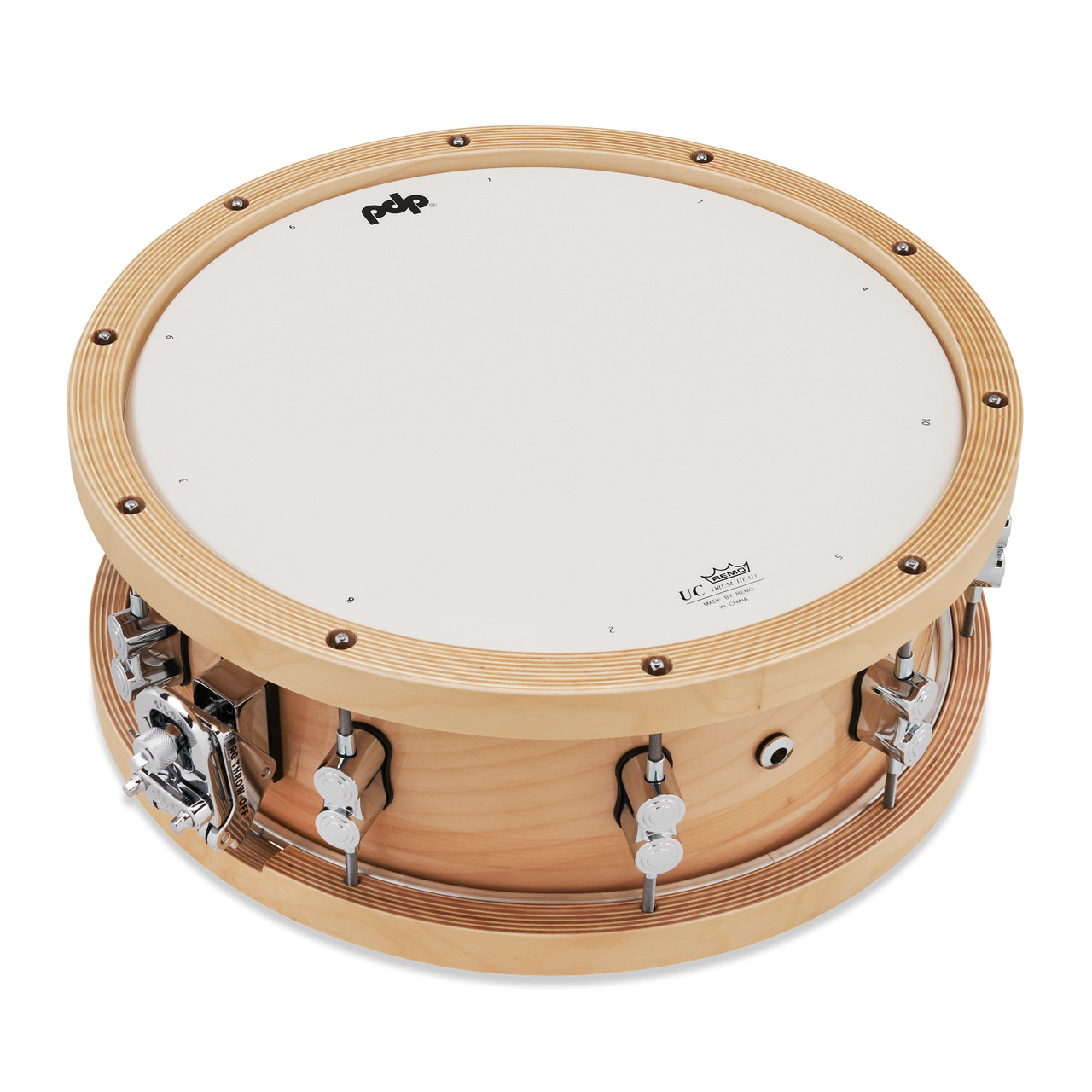PDP Concept 20-Ply 5.5x14 Thick Wood Hoop Natural Maple Snare (PDSN5514NAWH) | Musician Madness