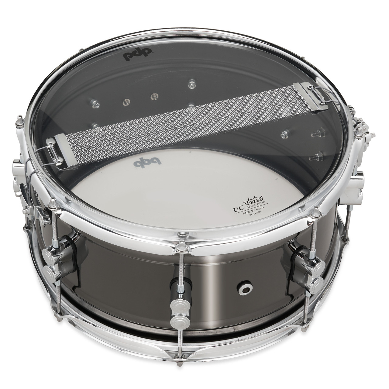 PDP Concept Series Metal Snare, 6.5x13, Black Nickel Over Steel w/Chrome Hardware (PDSN6513BNCR) | Musician Madness