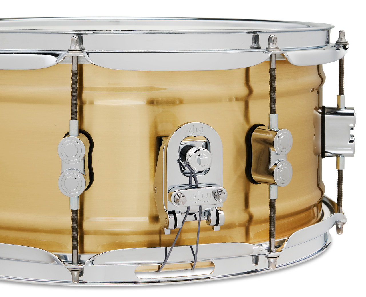 PDP Concept Series 6.5x14 1.2mm Natural Satin Brushed Brass (PDSN6514NBBC) | Musician Madness