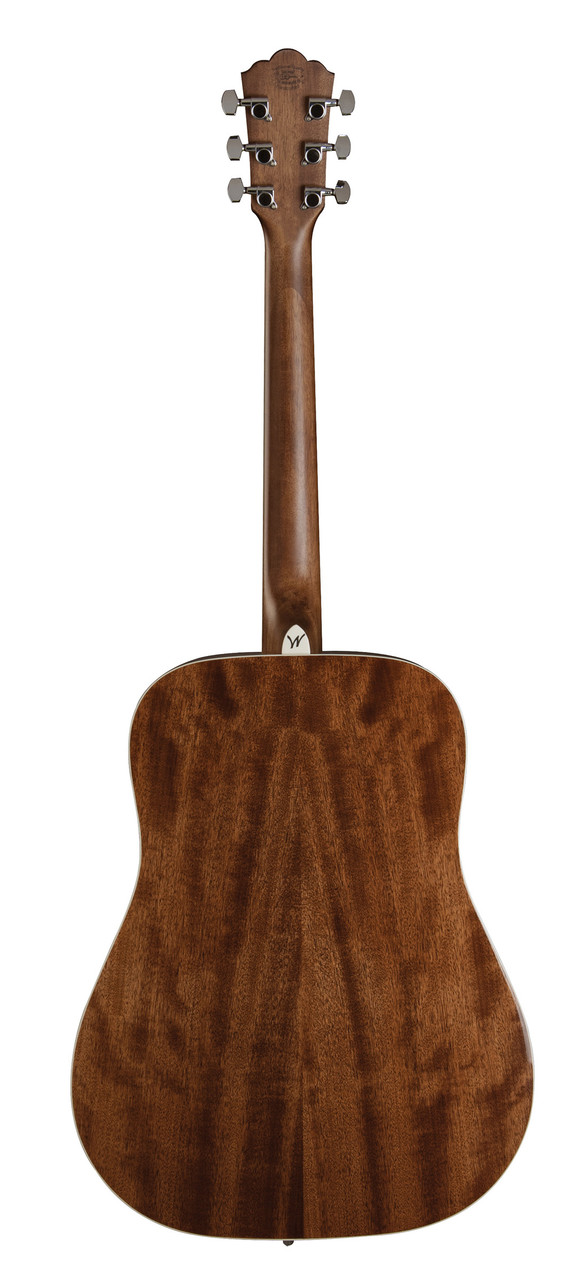 Washburn D10S Heritage 10 Series Dreadnought Acoustic Guitar in Natural finish with solid spruce top and mahogany back and sides – Musician Madness