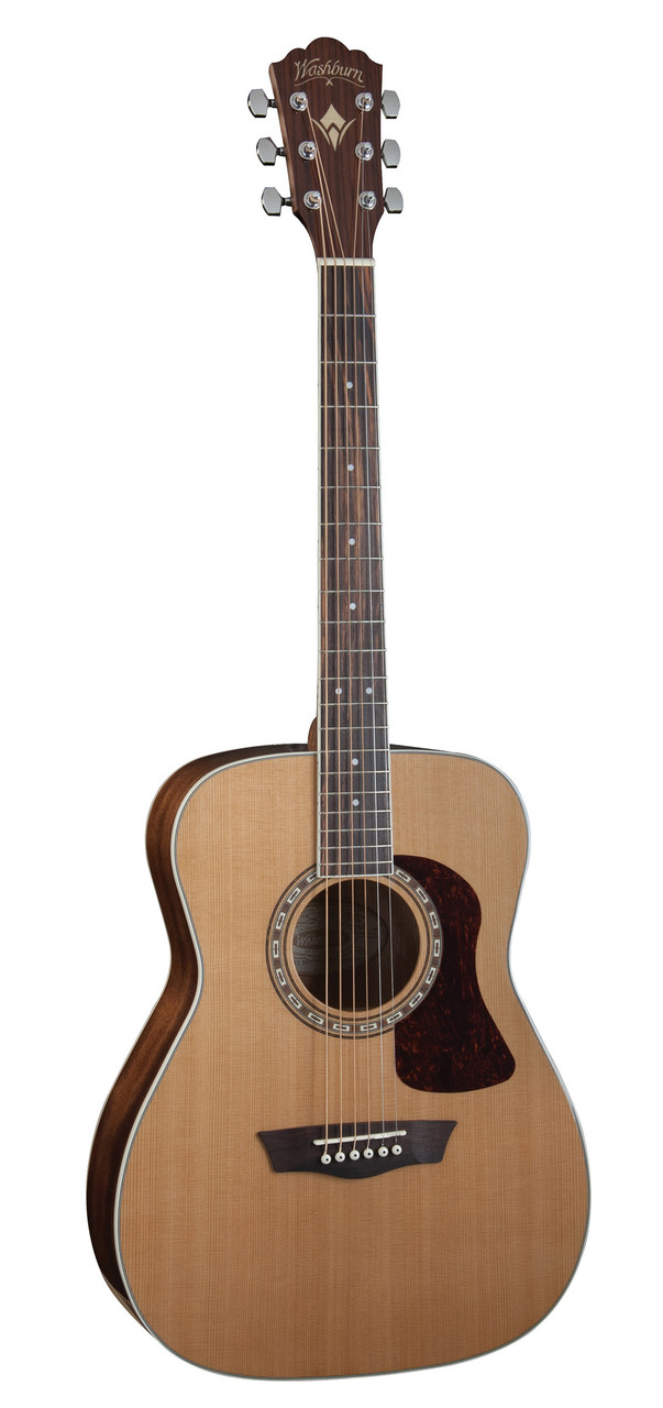 Washburn F11S Heritage 10 Series Folk Acoustic Guitar - Natural (HF11S-O-U) | Musician Madness